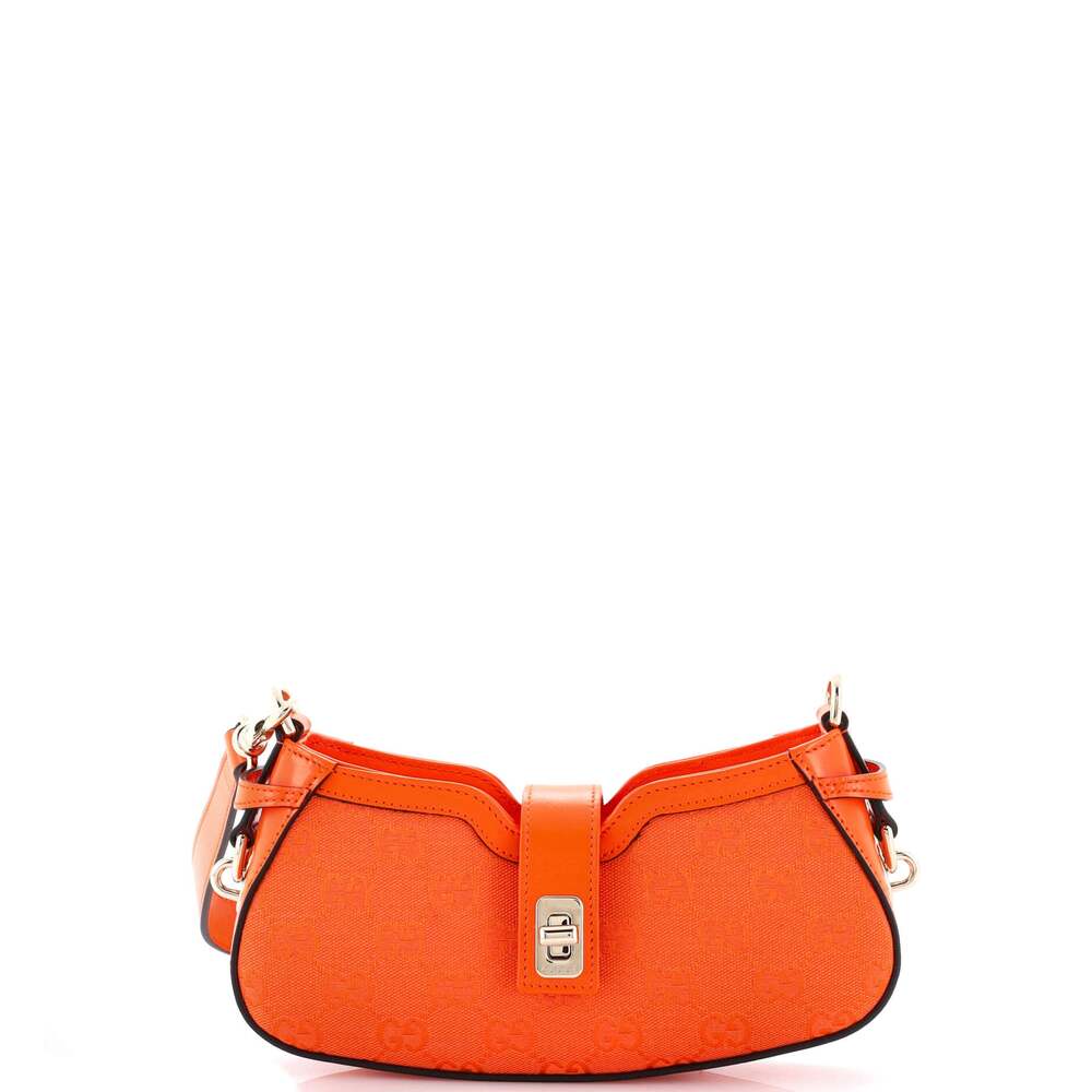 Gucci Moon Side Shoulder Bag Gg Canvas #224136G21B